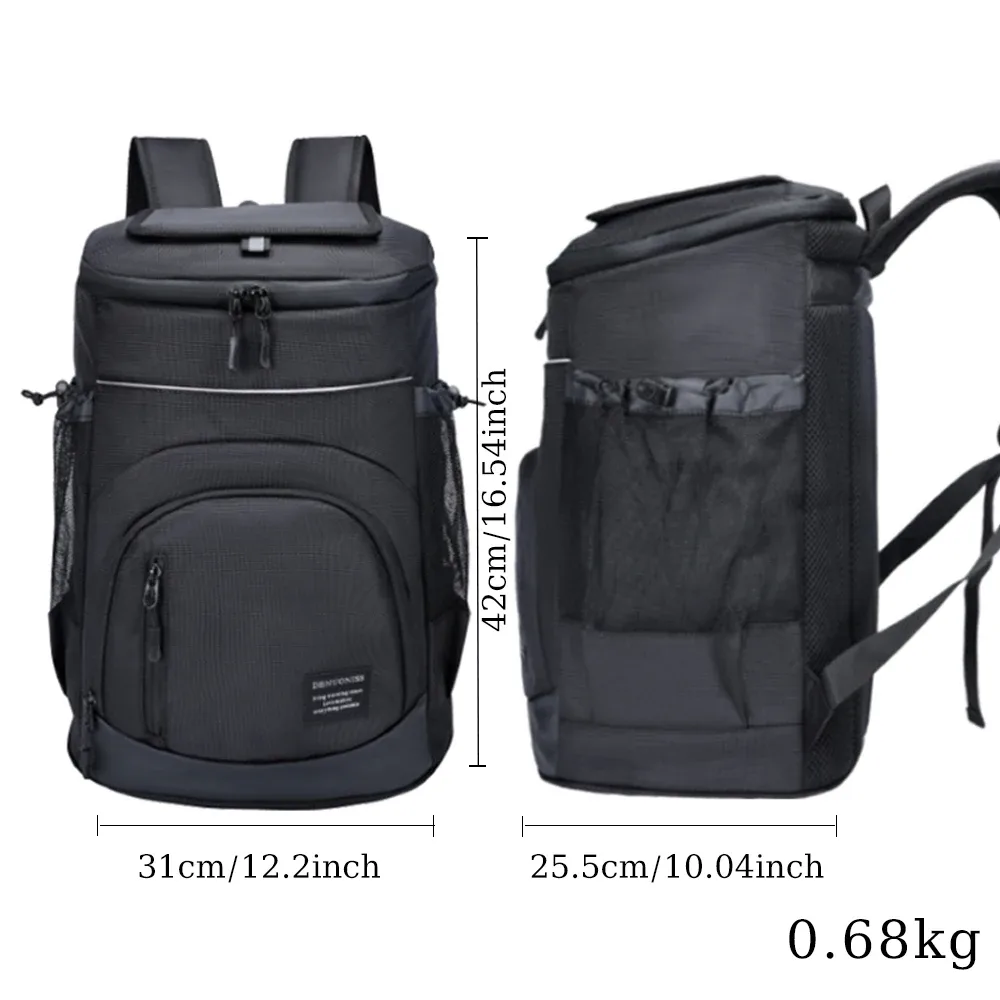 sac à dos isotherme 33l pour boissons, plage, carnaval, sac à dos isotherme imperméable, sac isotherme extérieur personnalisé