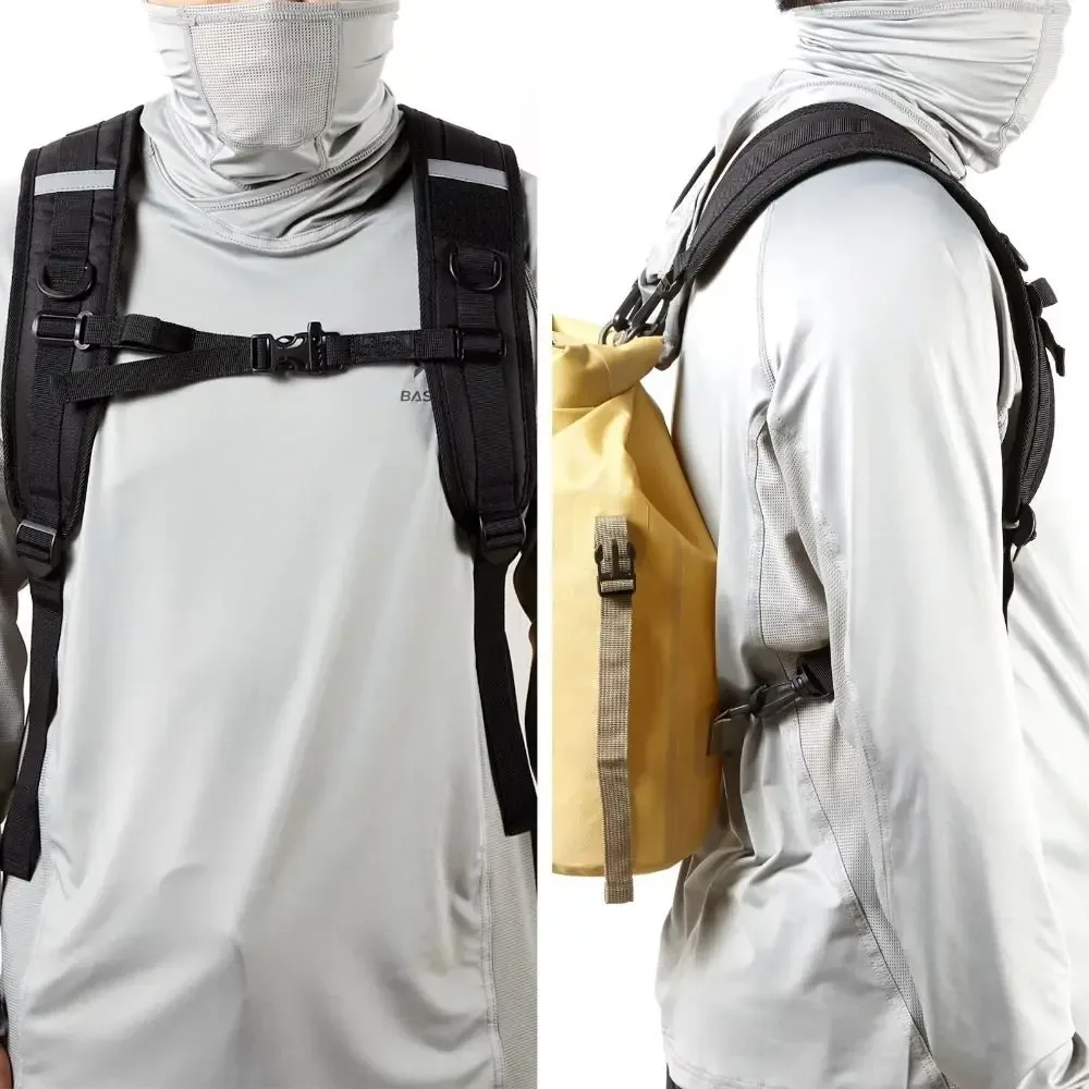 Nouvelles sangles de sac à dos noires en tissu Oxford, absorption des chocs, sangle de remplacement réglable, sports de plein air