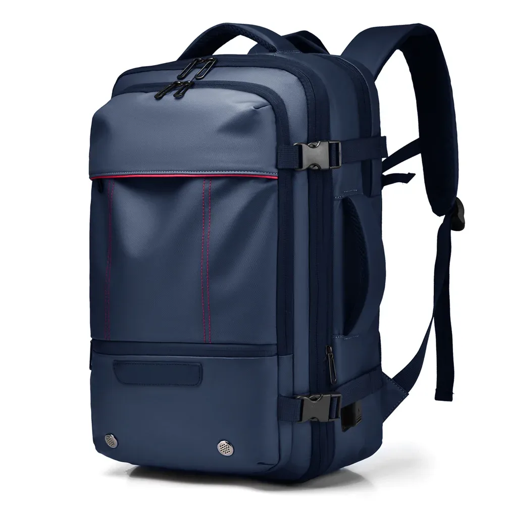sac d'ordinateur de grande capacité avec logo sr personnalisé pour homme, extensible, motif personnalisé, voyage d'affaires