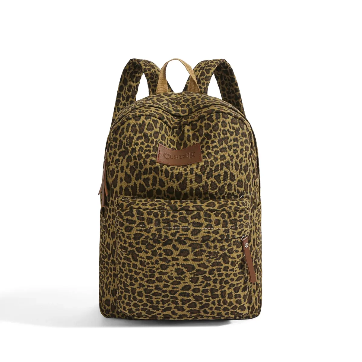 sac à dos coréen rétro à imprimé léopard, grande capacité, léger, pour voyage, école, mode, décontracté, sac à dos pour ordinateur portable