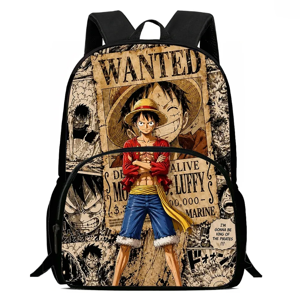 sac à dos one piece de 15 pouces avec poche avant, sac à dos d'école unisexe léger pour garçons et filles de 6 à 10 ans, sac à dos de voyage