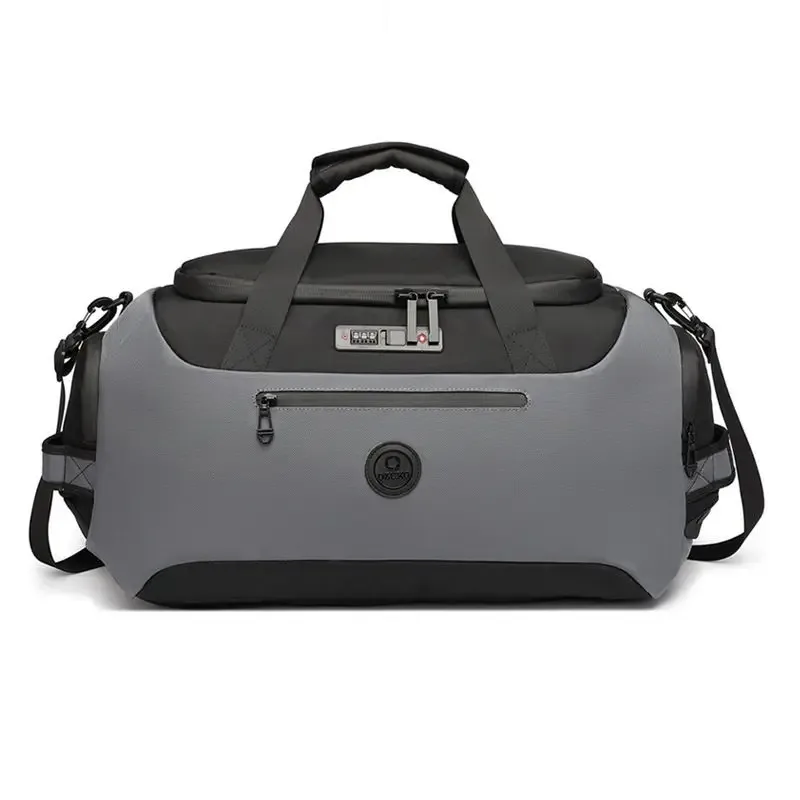 ozuko hommes voyage sacs polochon grande capacité sacs à main de sport avec sac à chaussures poche humide multifonction court voyage sacs à dos imperméables