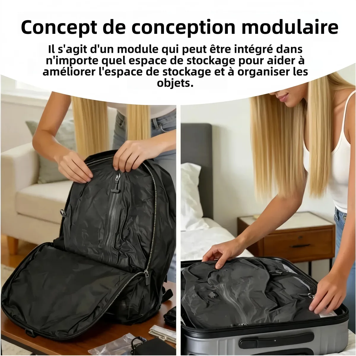 ensemble de cubes de rangement de voyage 17l 34l, sacs de compression sous vide tpu ip67, pompe électrique 1200mah usb, organisateur, économiseur d'espace, sac anti-humidité