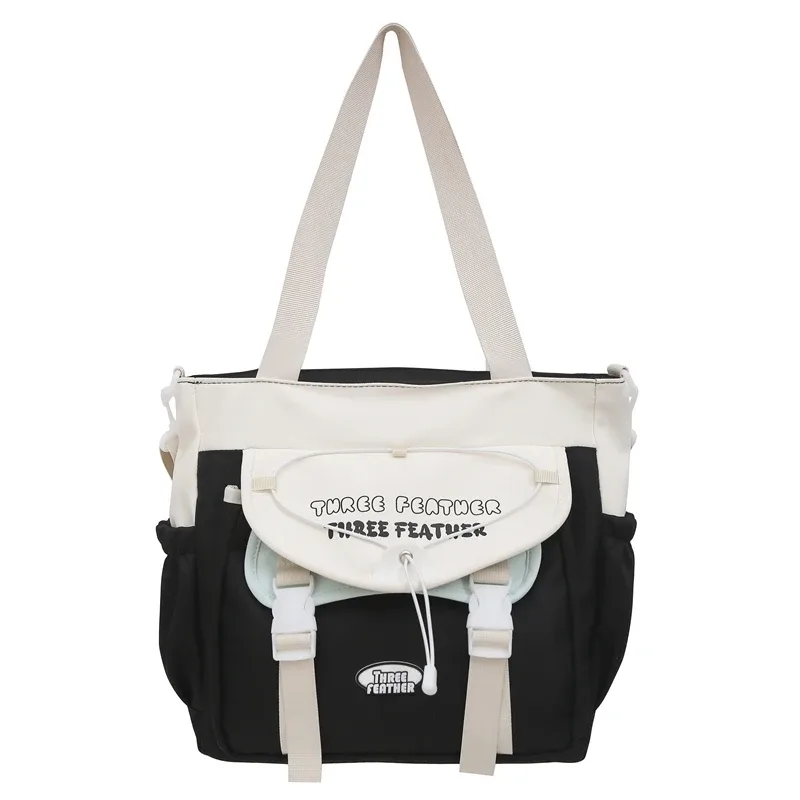 sac à dos avec pendentif de dessin animé ins de style coréen, sac à main pour femmes, sac d'école de grande capacité pour étudiants, sac de transport et de voyage