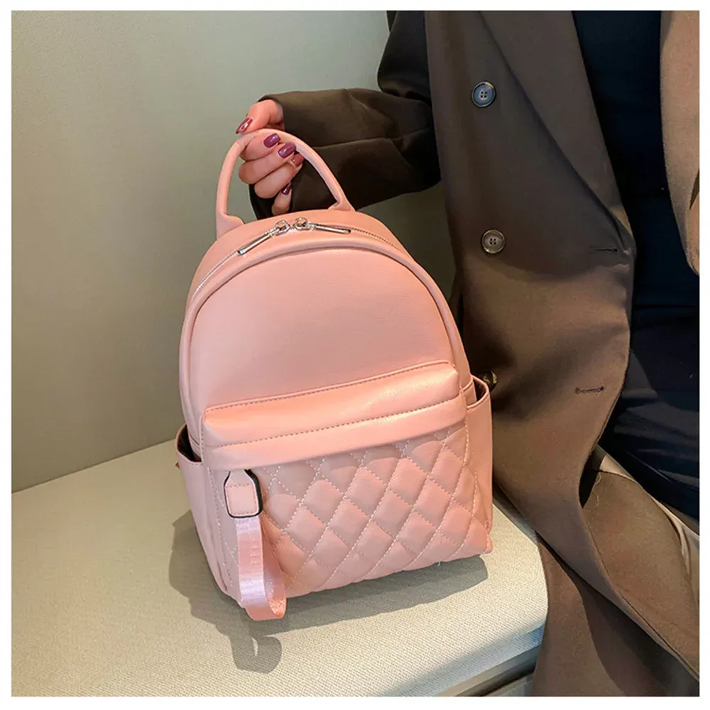 sac à dos en cuir pu avec nom personnalisé pour femme, polyvalent, brodé avec tous les noms, cadeau pour dame, sacs d'extérieur, nouvelle collection