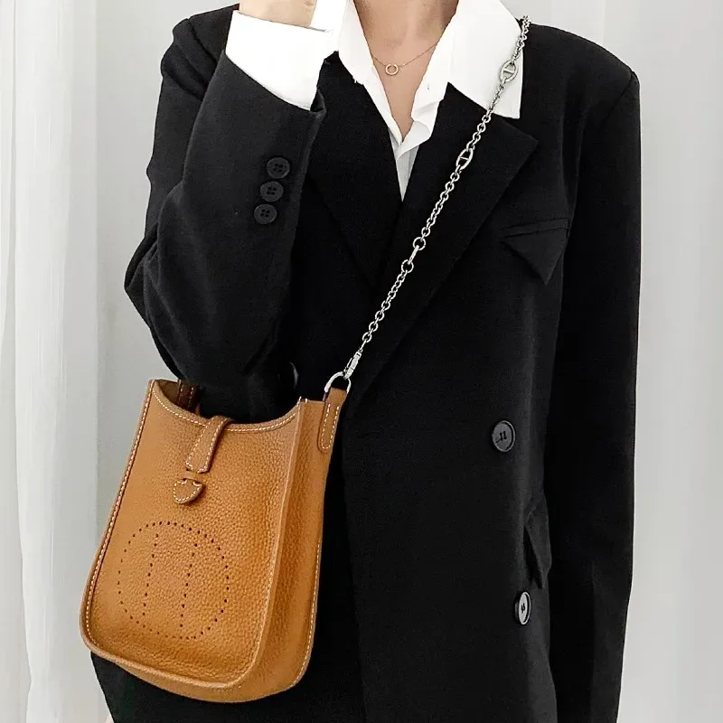 chaîne de sangle d'épaule pour sacs, sac à bandoulière sous les bras, conception de nez de cochon, accessoires de sac de repassage direct pour la maison