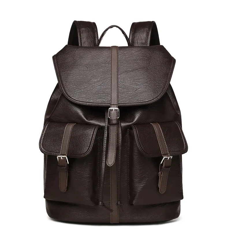 sacs à dos en cuir vintage de haute qualité, grande capacité, adaptés aux magazines a4, pour les trajets quotidiens, les voyages, sac à dos pour filles, sac à dos 3 en 1