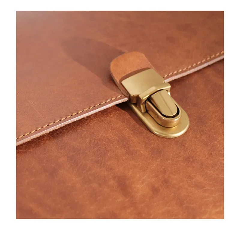 pndme – porte-documents de luxe en cuir véritable pour femmes, sac à main de travail de styliste, décontracté, avec serrure
