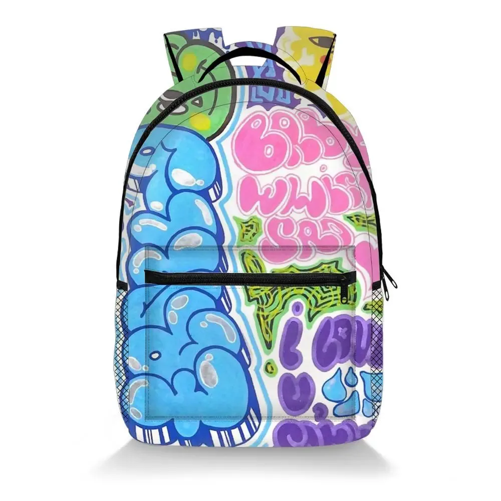 sac à dos hip hop populaire pour étudiants, sac à dos coloré à géométrie colorée, impression 3d, oxford, imperméable, pour garçons/filles, sacs à dos de voyage
