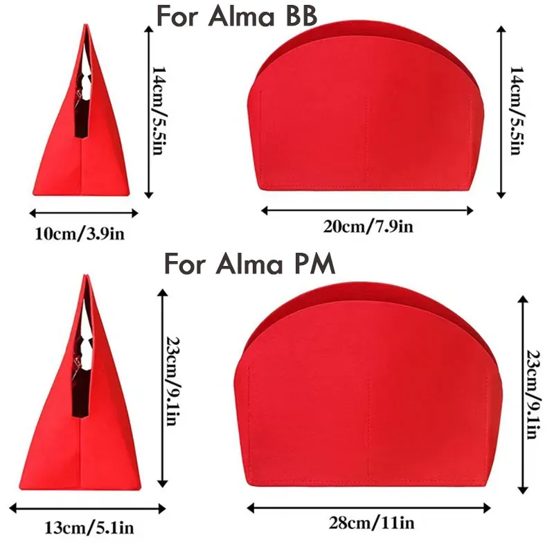 pour alma insérer sac organisateur maquillage petit sac à main organisateur sac à main intérieur portable cosmétique bing shell sac organisateur noël