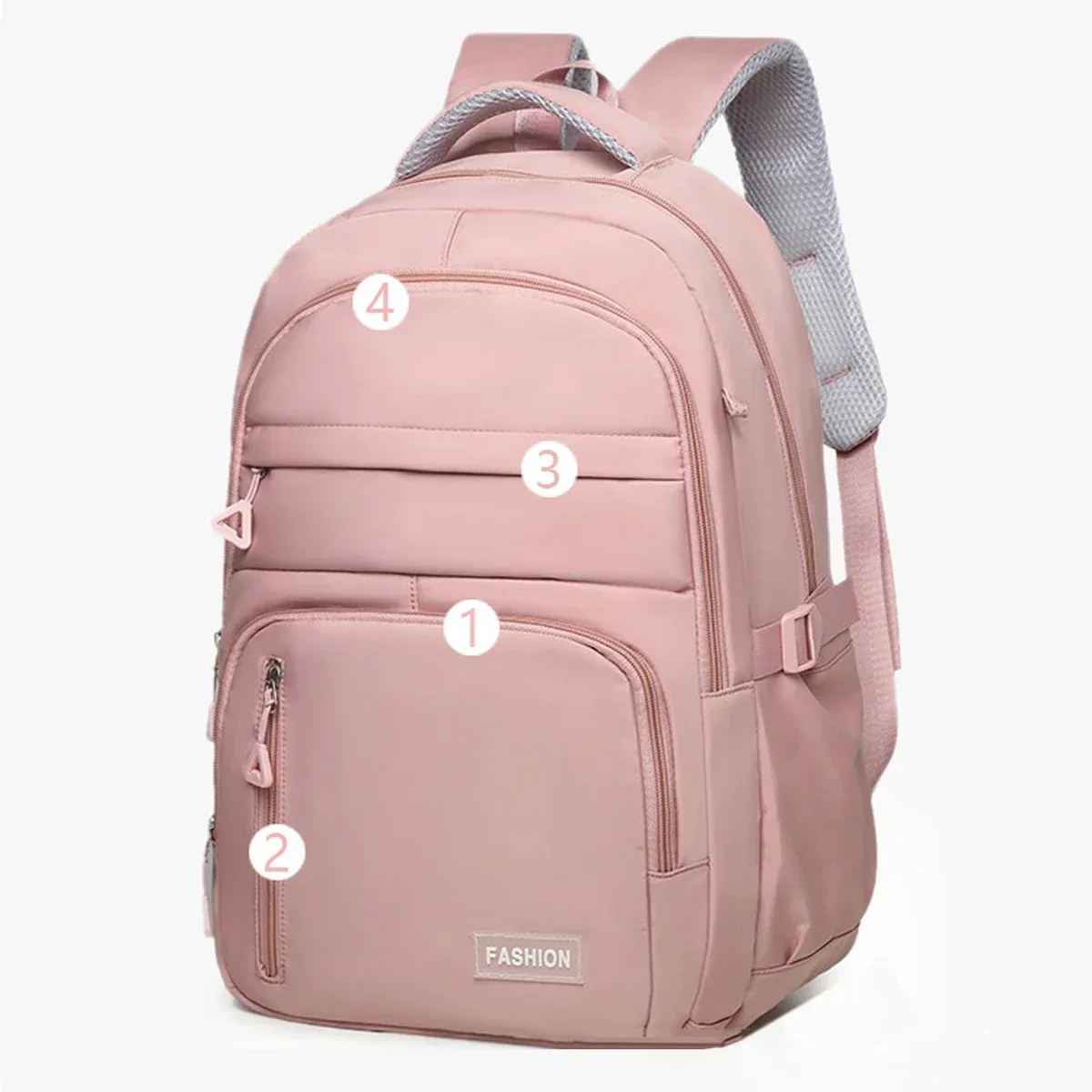 sac à dos pour étudiants de grande capacité, sac de colonne vertébrale léger, sac à dos de voyage pour sports de plein air, avec poche intérieure pour ordinateur