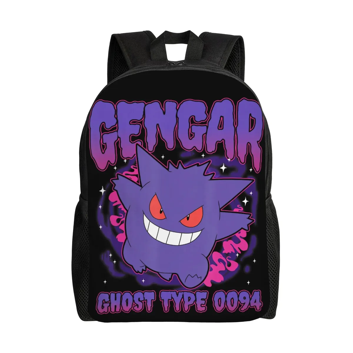 sacs à dos pokemon lucario type fighting steel poster daypack mochila office work sac à dos à fermeture éclair