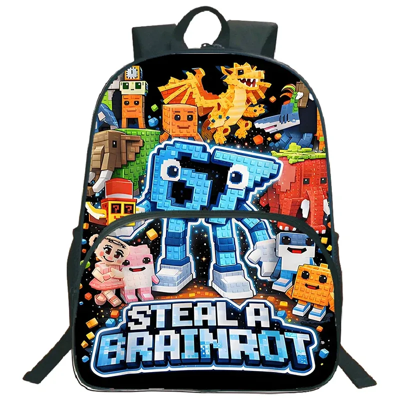 nouvel ensemble de 3 sacs à dos imprimés 67 six seven pour élèves du primaire, sac à déjeuner, trousse à crayons, sac d'école pour enfants