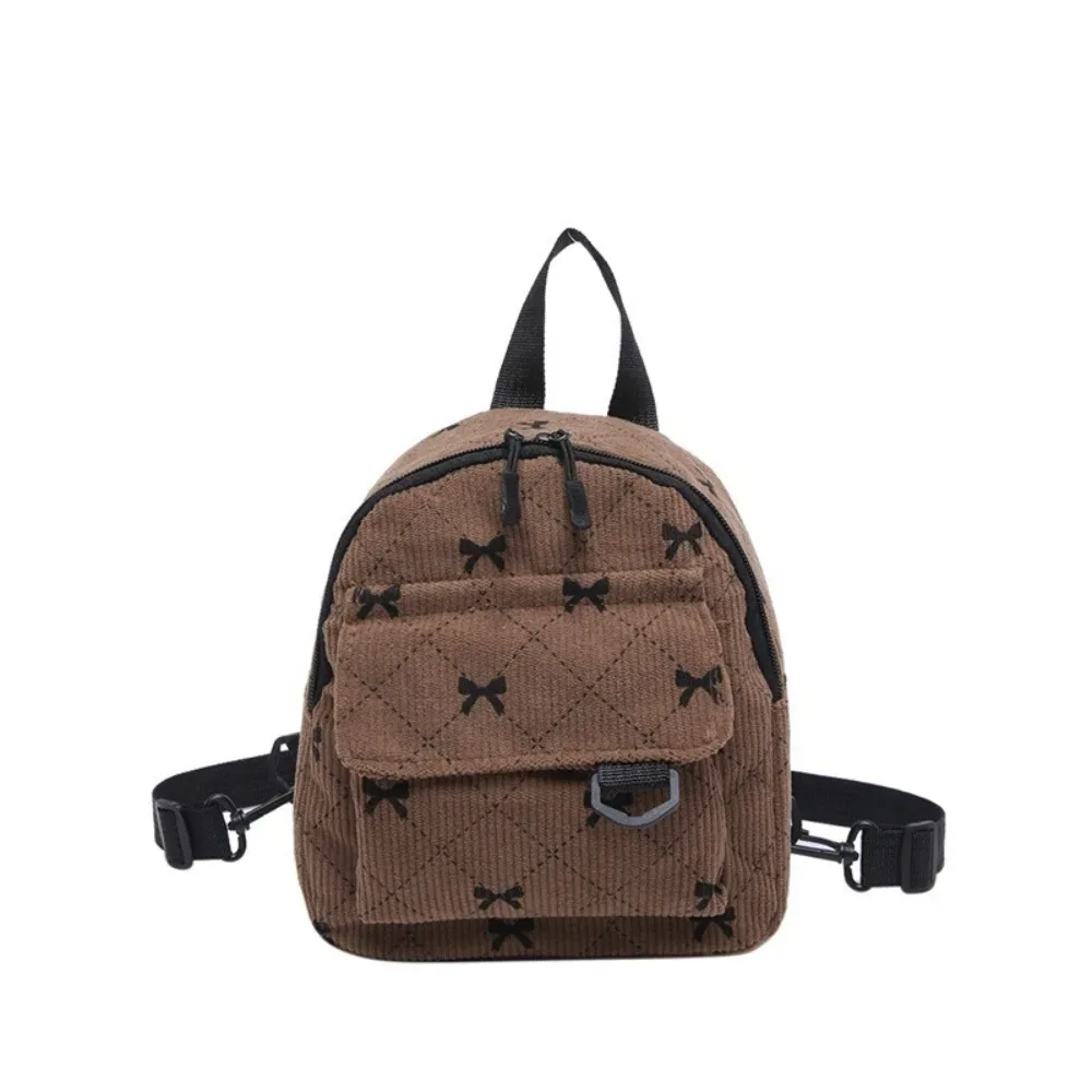 mini sac à dos doux fille nœud papillon imprimé sac à bandoulière voyage sac de rangement cosmétique version coréenne ins bookbags sac à dos décontracté