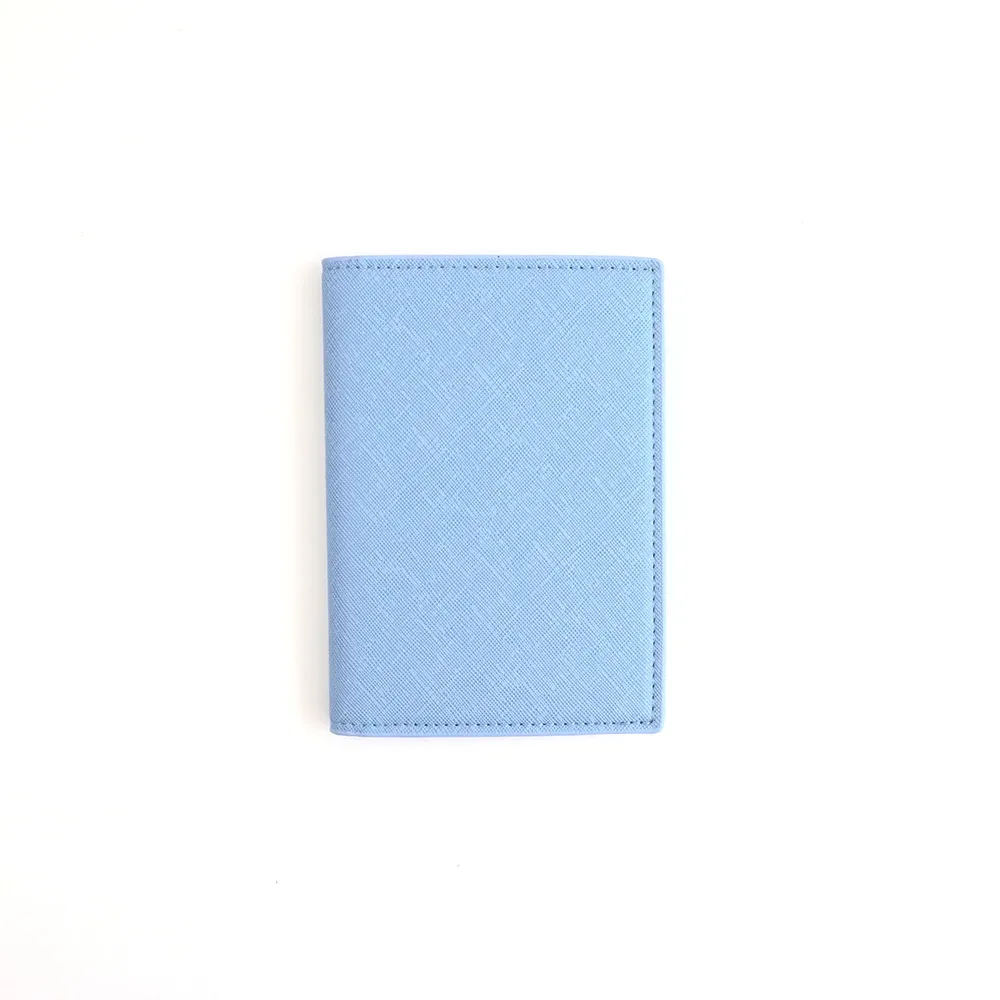 porte-passeport personnalisé en cuir pu avec étui de protection pour carte d'identité, pochette de rangement pour monnaie et cartes bancaires, sac de voyage pour passeport