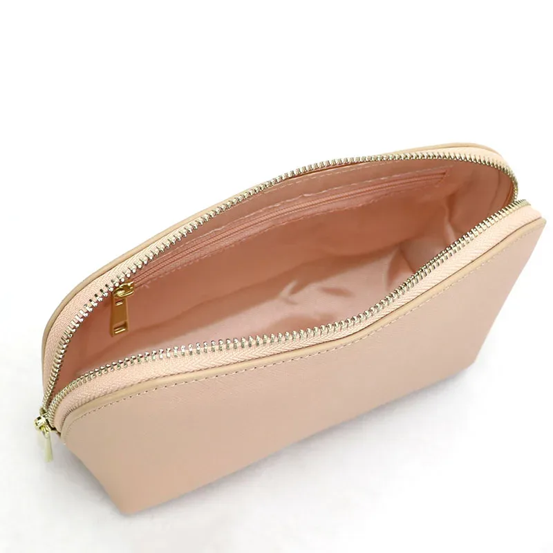 sac à cosmétiques en cuir saffiano personnalisé pour femmes, trousse de beauté en poudre de voyage pour dames, ensembles avec porte-passeport, étiquette de bagage, mode