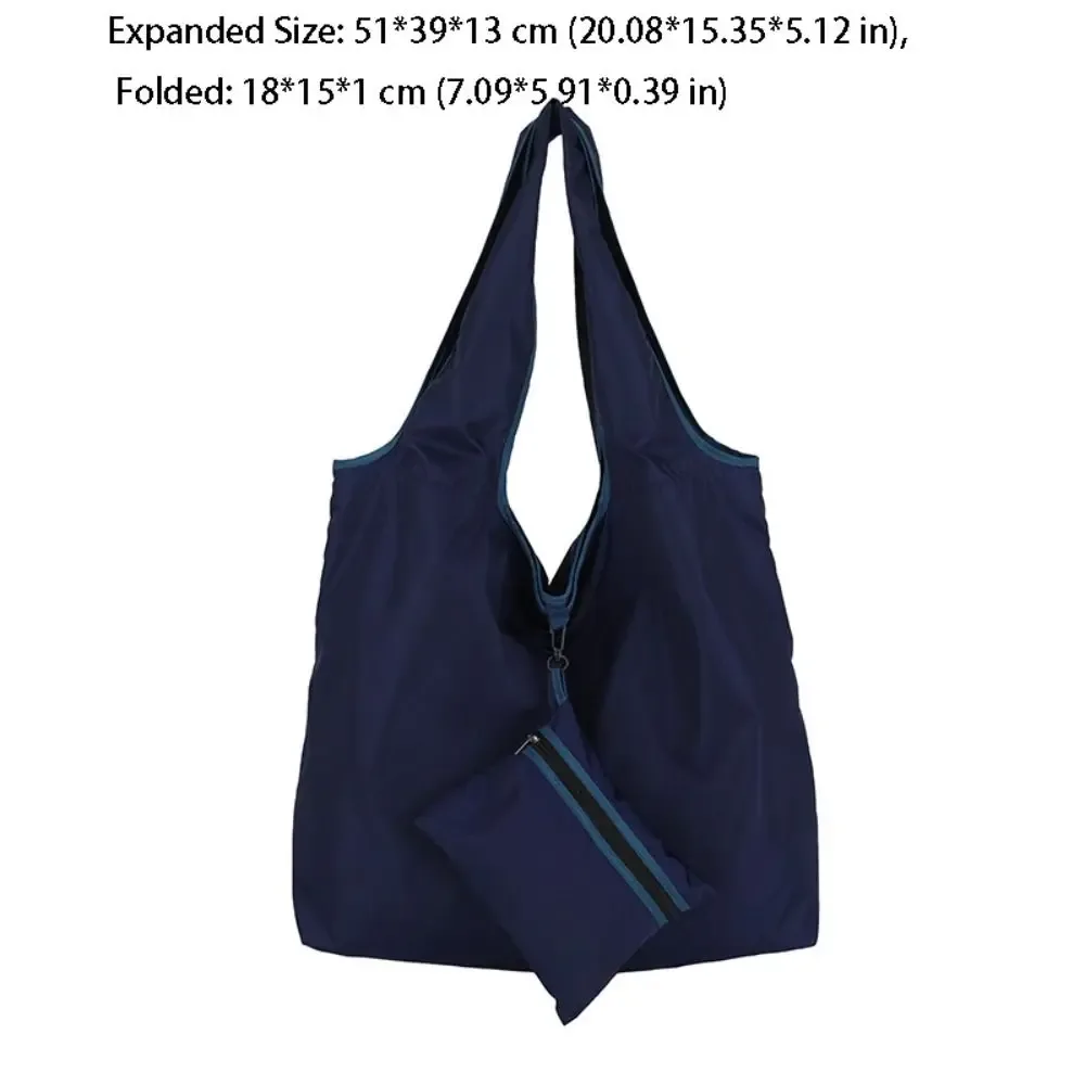 sac à main pliable, sac de courses pliable, pochette d'épaule imperméable, sac écologique pliable, sac de rangement portable pour l'épicerie