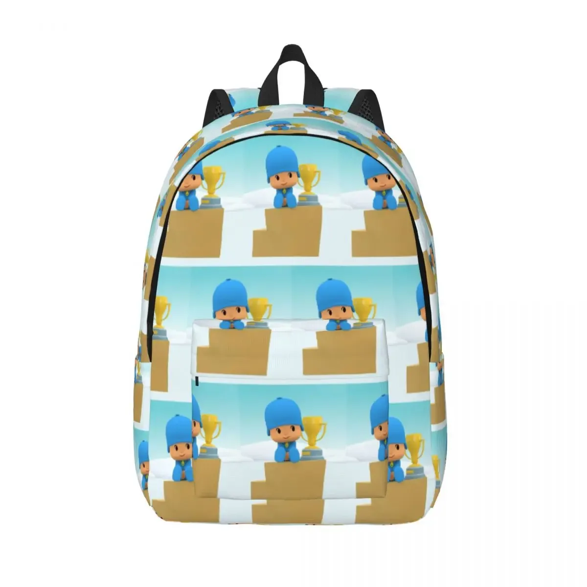 pocoyo étudiant sac à dos sac d'école randonnée voyage sac à dos pour hommes femmes mode bookbag sacs à bandoulière