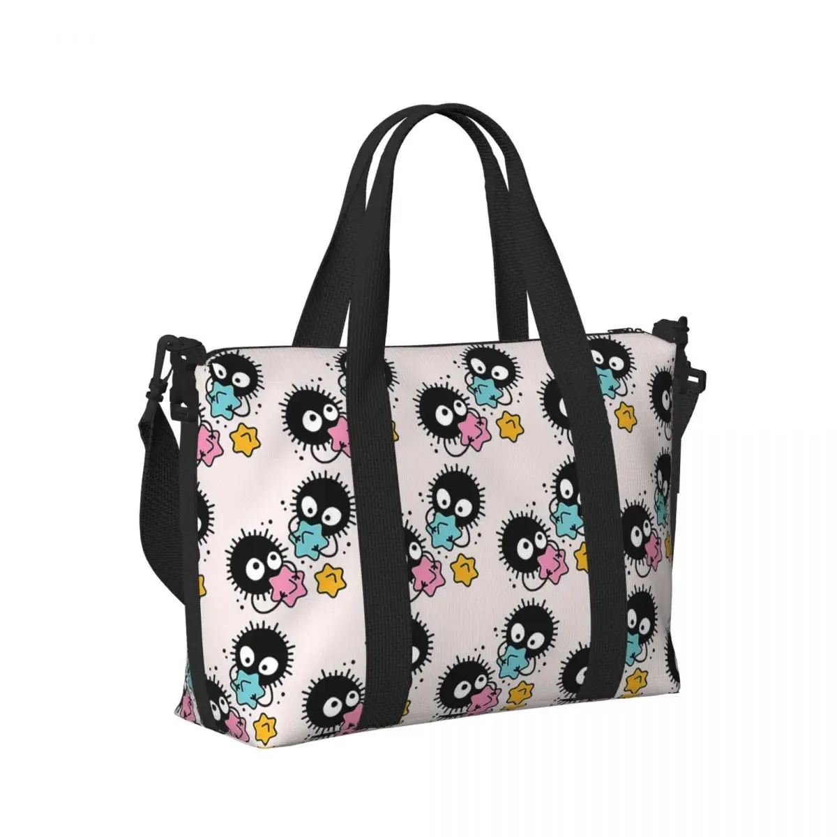 Soot s-studio-s g-hibli-s sac de voyage de plage sacs fourre-tout de grande capacité pour salle de Sport femmes Shopping sac à bandoulière