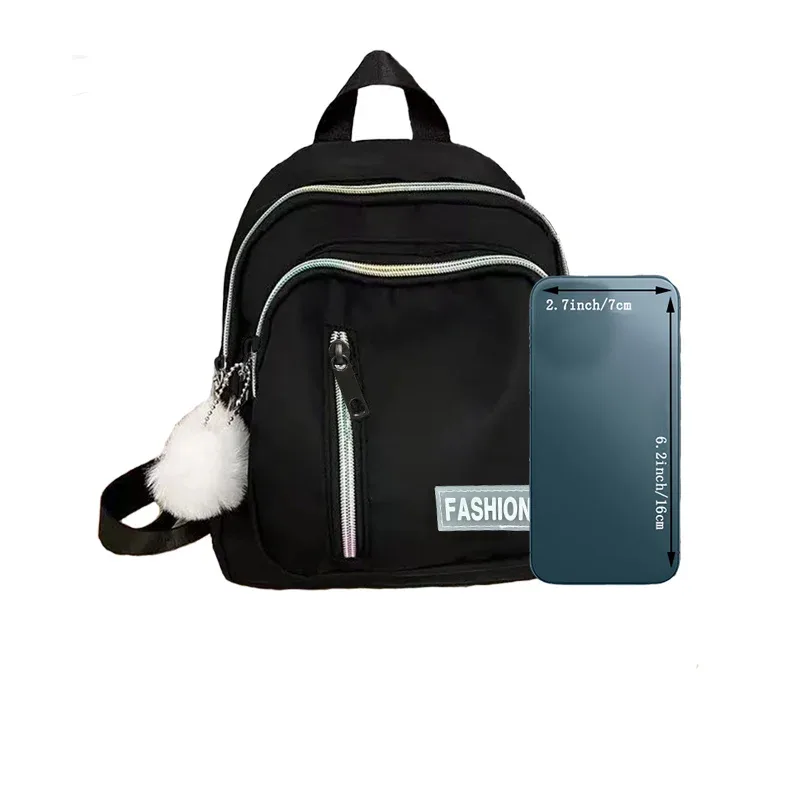 sac à dos double épaule pour hommes et femmes – sac à dos tendance, polyvalent, couleur unie, décontracté pour une utilisation en voyage