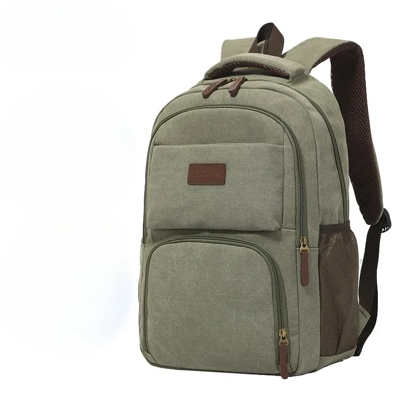 sac à dos pour hommes à la mode sac à dos en toile décontracté haut de gamme pour femmes sac à dos pour ordinateur portable de grande capacité cartable simple et durable