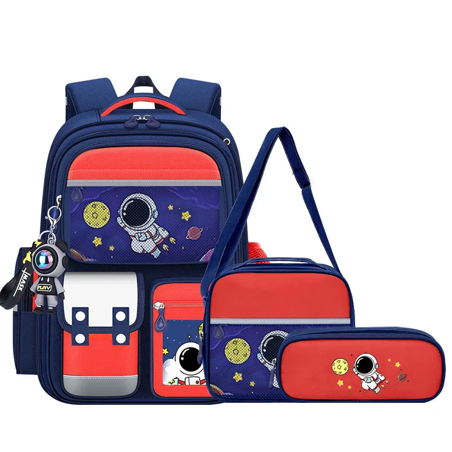 ensemble de 3 sacs à dos capybara pour enfants, garçons et filles, boîte à lunch, trousse à crayons, sac à livres grande capacité, cadeau de rentrée scolaire