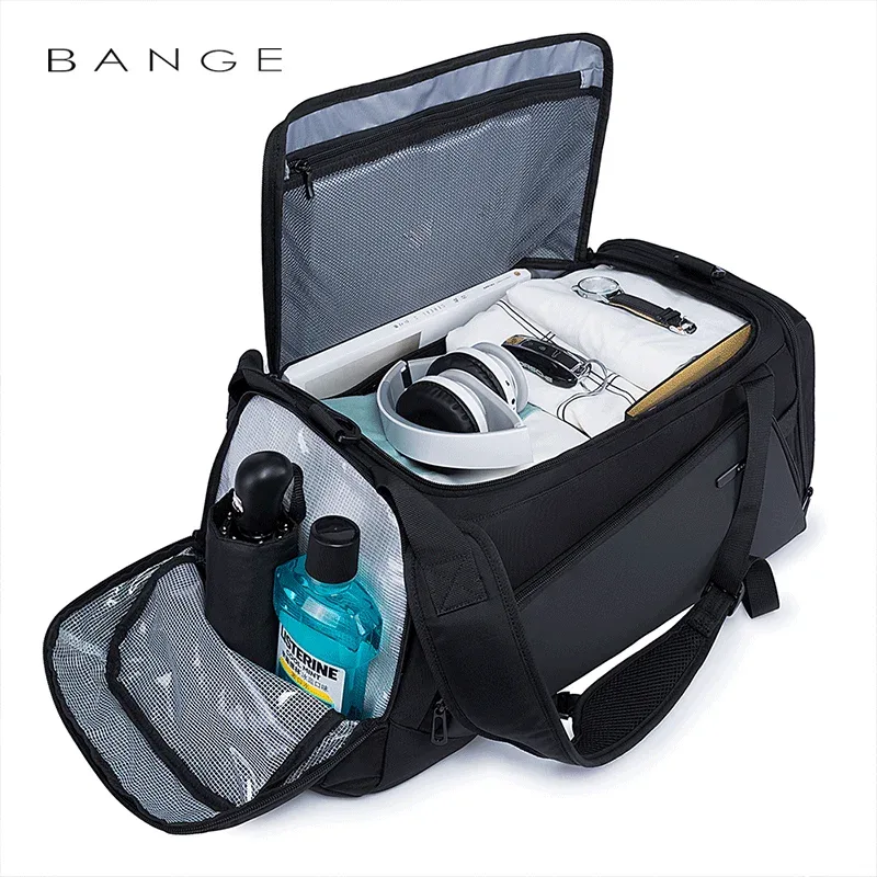 sac de sport bange pour hommes, sac à dos de voyage grande capacité, imperméable et anti-taches, sac de voyage pour hommes, bagages à main
