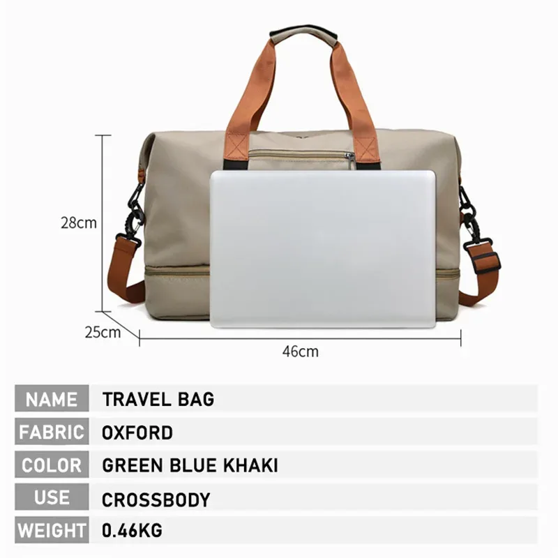 markroyal sacs de voyage tendance pour femmes, sac de sport grande capacité pour hommes, sac messager imperméable pour femmes, sac sec et sac humide, dropshipping