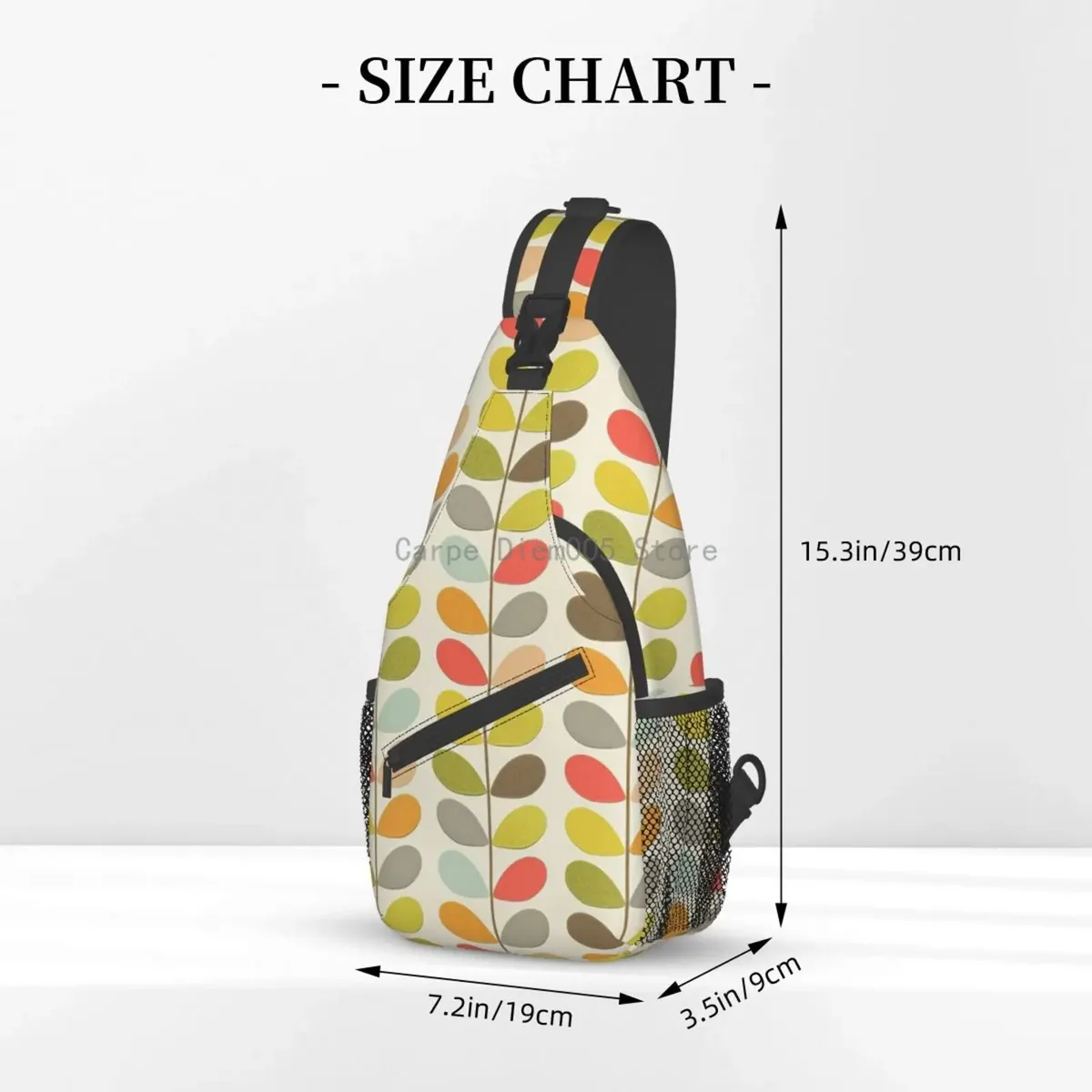 orla kiely sling crossbody chest bag pour homme, sac à dos initié pour la randonnée