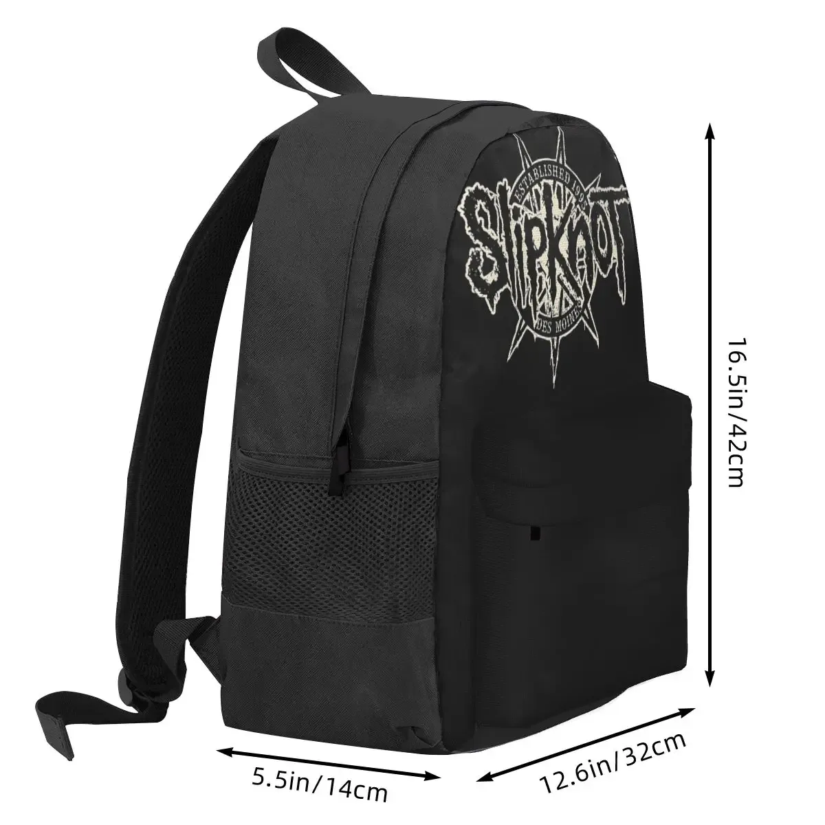 s-slipknots sacs à dos de musique mentale lourde garçons filles bookbag grande capacité enfants sacs d'école sac à dos pour ordinateur portable sac à bandoulière