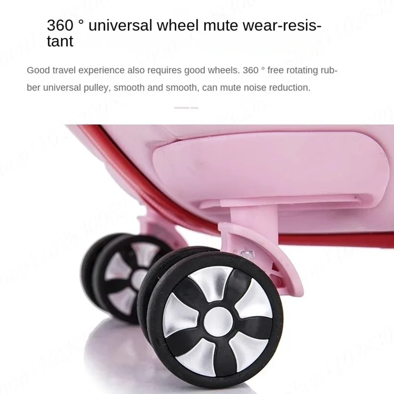 2025 nouvelle valise femme 18 pouces étui de maquillage à main bagage rond roue universelle valise ensemble petit sac de voyage 18 pouces