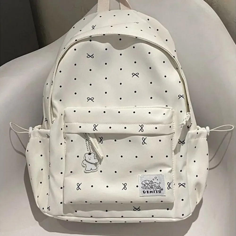 nouveau sac à dos à nœud de grande capacité, ultra-léger et respirant pour filles, sacs à livres en nylon pour étudiants