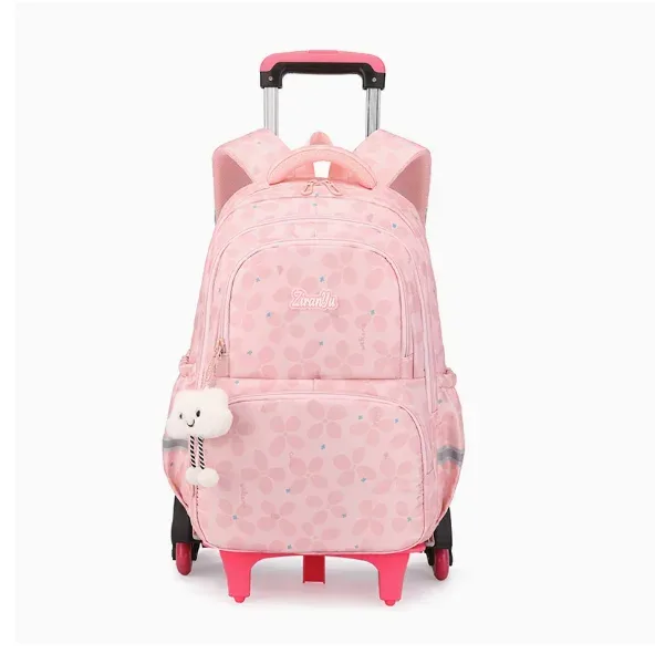 Sacs à roulettes pour enfants d'école primaire, sacs à dos à roulettes pour filles, sacs à roulettes pour collégiennes, bagages à roulettes