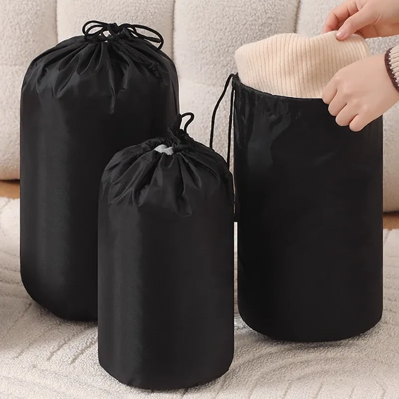 pochette de rangement à cordon en nylon, sac multifonctionnel, sacs pour voyage et activités de plein air de 10x20cm à 30x20cm, sac de rangement