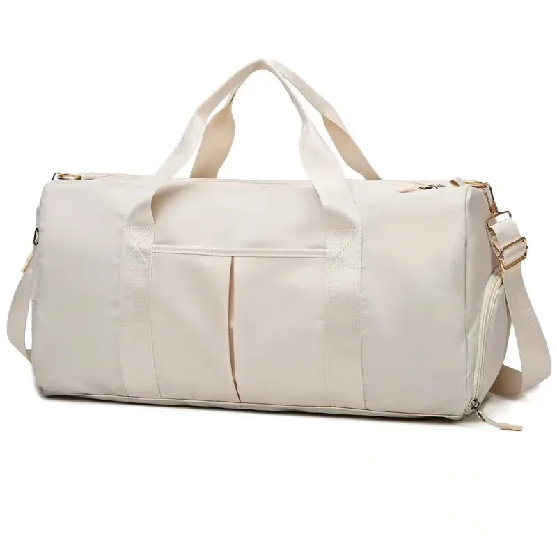 sac de voyage brodé, nouvelle tendance, nom personnalisé, grande capacité, séparation sèche et humide, sac à bagages, sac cadeau