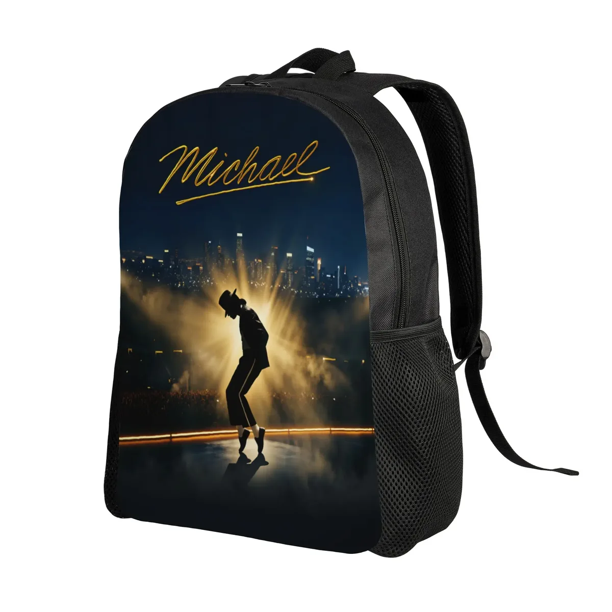 Sac à dos Michael MJ pour homme, sacs à dos de voyage en polyester, grands sacs d'école esthétiques, sac à dos