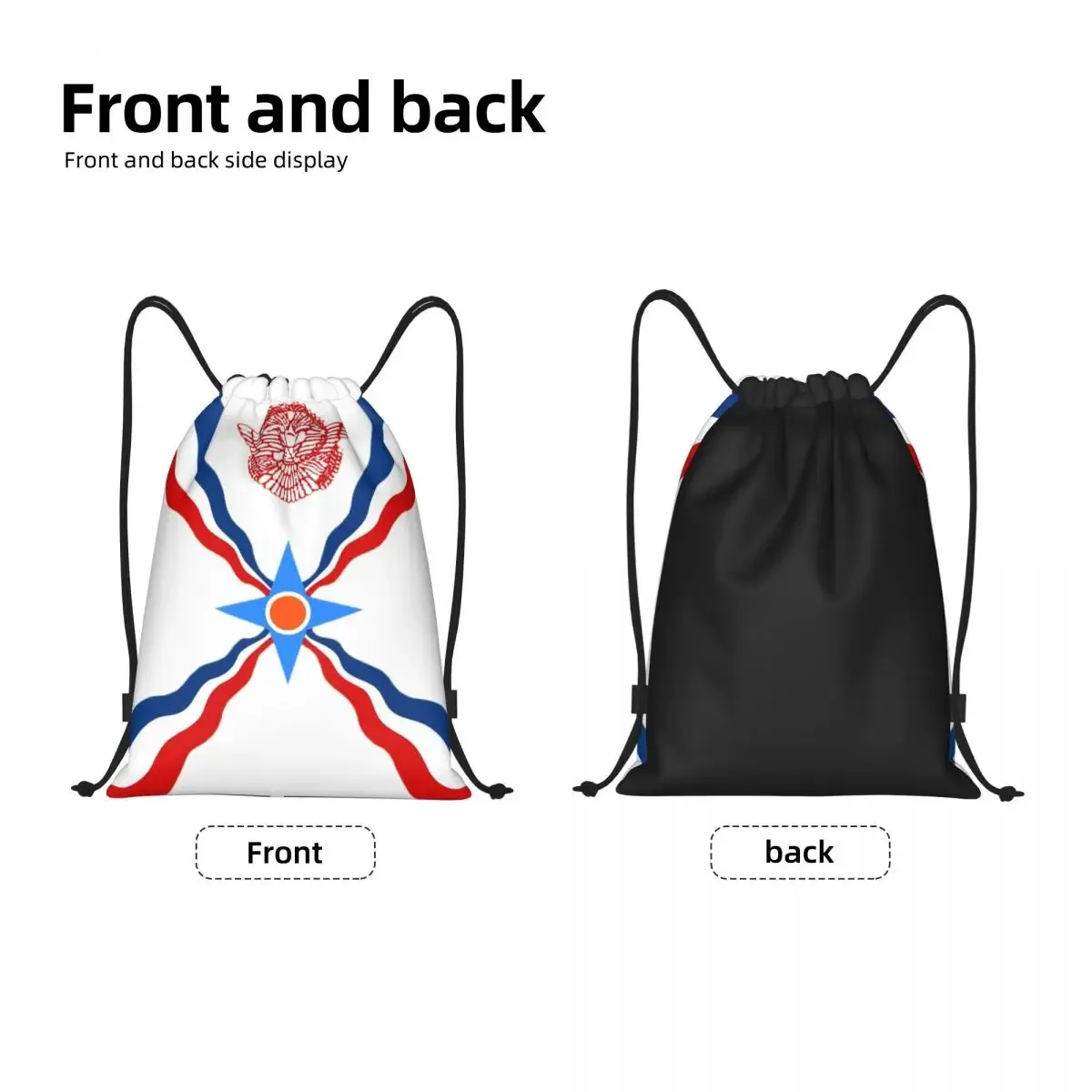 sac à dos personnalisé assyrian suryoyo feel proximité wstring pour hommes et femmes, sac de sport pliable, sac de sport, sac à provisions syriac aram