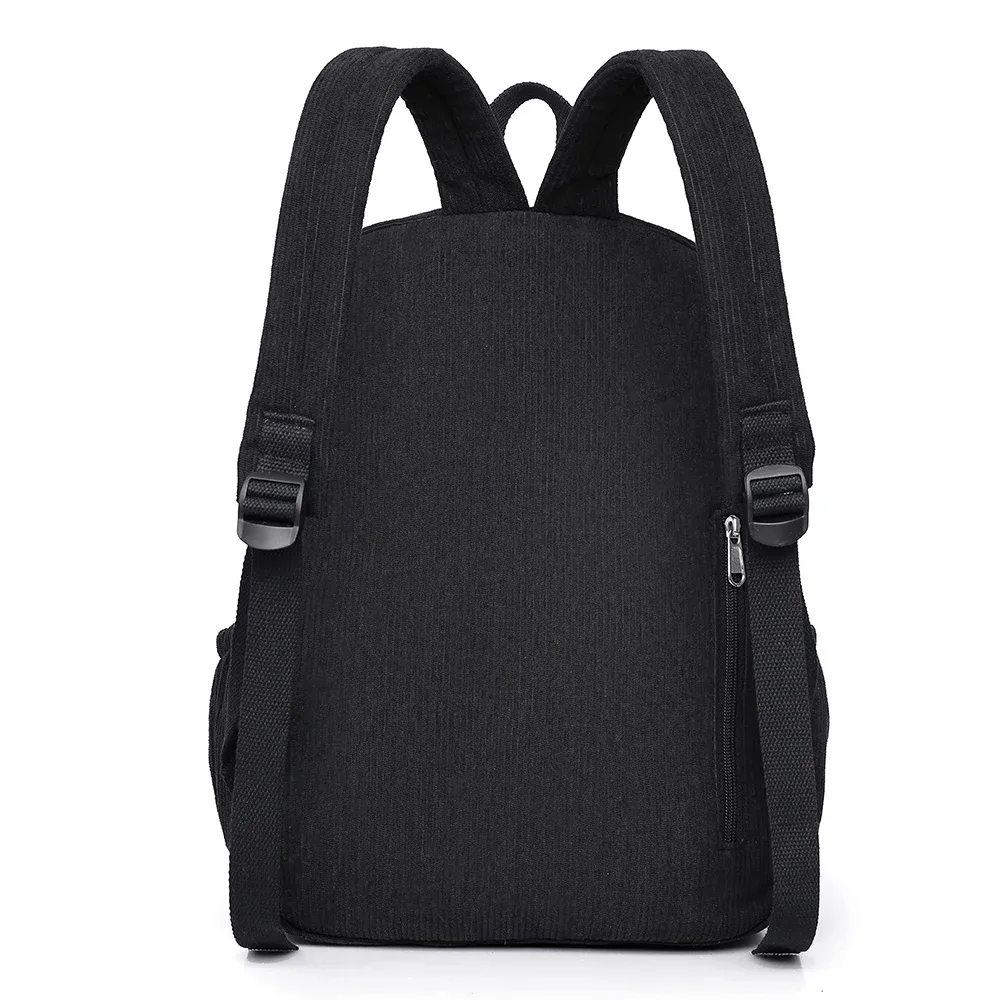 sac à dos décontracté minimaliste en velours côtelé, grande capacité, léger, durable, sac à dos pour étudiants, sac à dos de voyage de haute qualité pour les trajets quotidiens