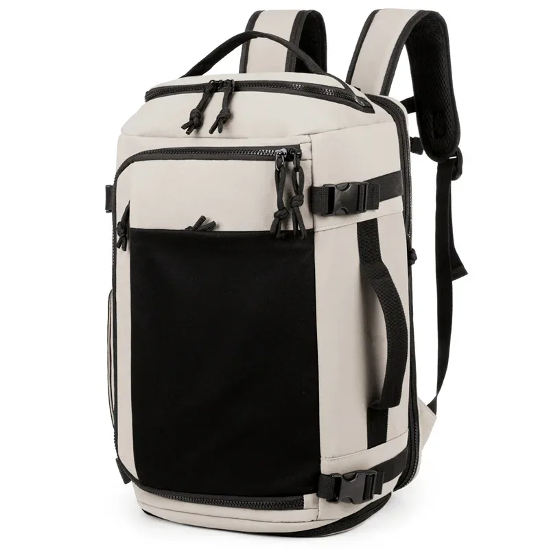 sac à dos de voyage décontracté pour hommes et femmes, sac à dos pour ordinateur portable de banlieue, sac à bagages de grande capacité, sac à deux épaules en nylon imperméable