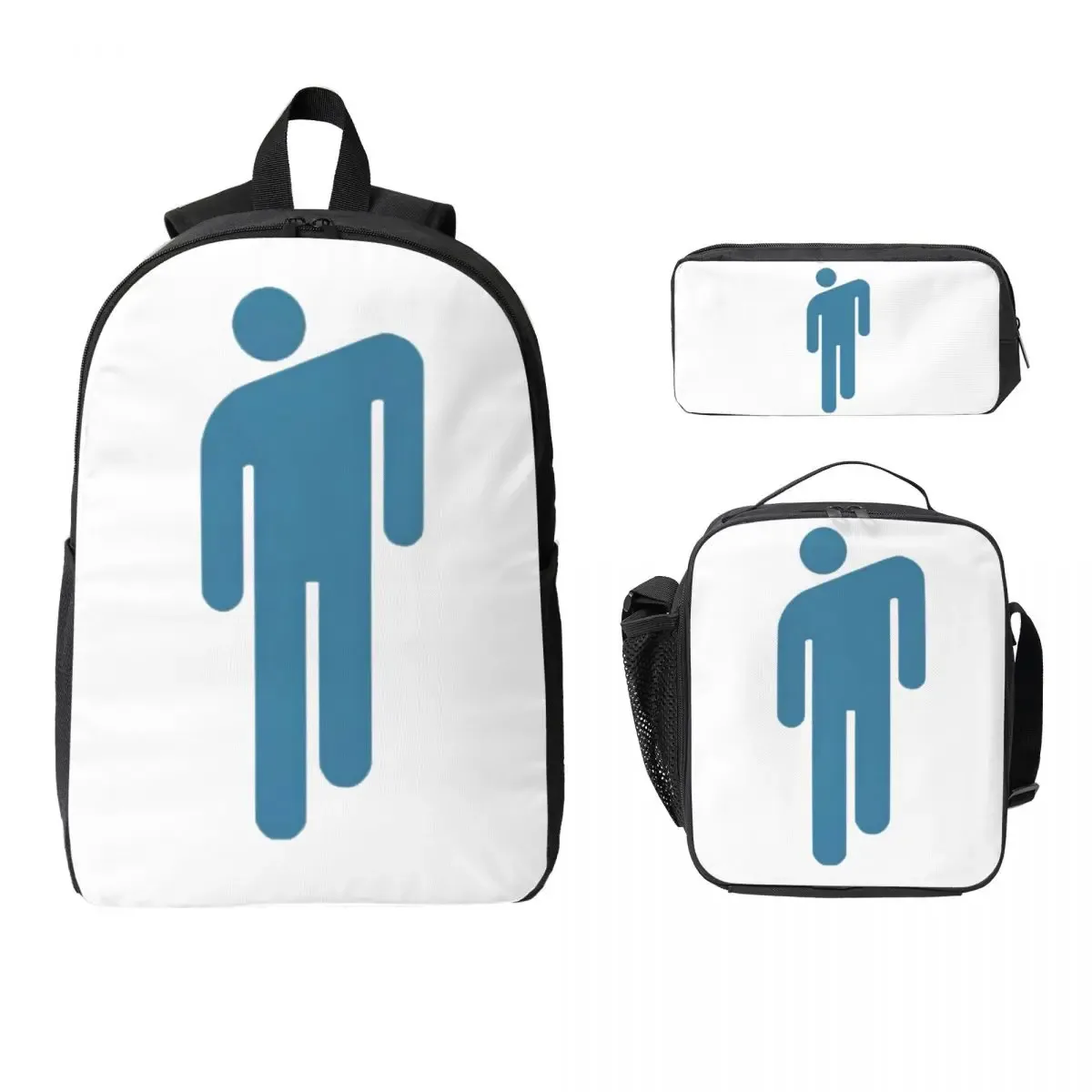 sac à dos pour étudiant, sac d'école, sac à bandoulière pour ordinateur portable, sac à dos pour album musical hit me hard and soft, sac à déjeuner isotherme 3 pièces, trousse à crayons