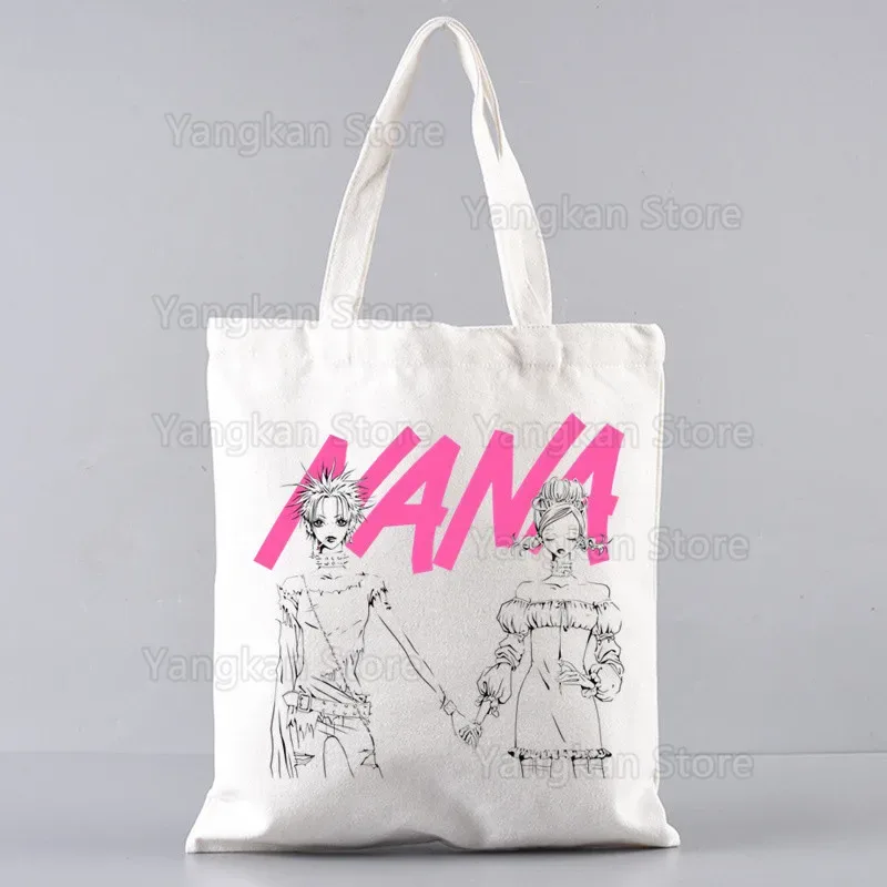 nana anime toile fourre-tout sacs pour dames sacs à main kawaii mignon bolsa portable shopping sac à bandoulière