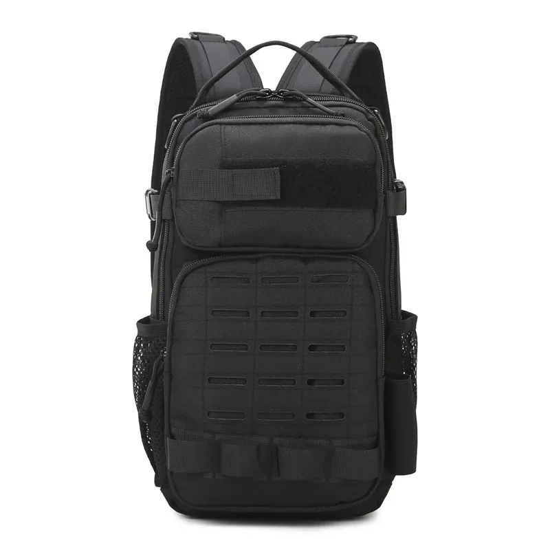 sac à dos de pêche au leurre multi-poches de grande capacité, sac à dos d'extérieur multifonctionnel imperméable et résistant à l'usure à une épaule