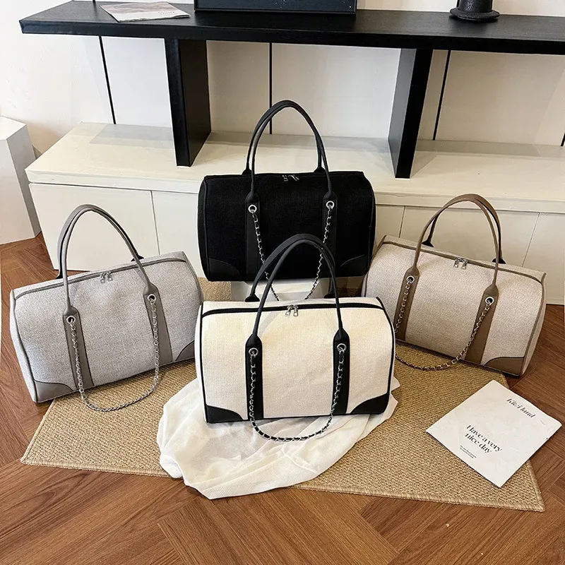 sac à main de voyage en toile de grande capacité pour abonnés, sacoche de transport simple, nouveauté
