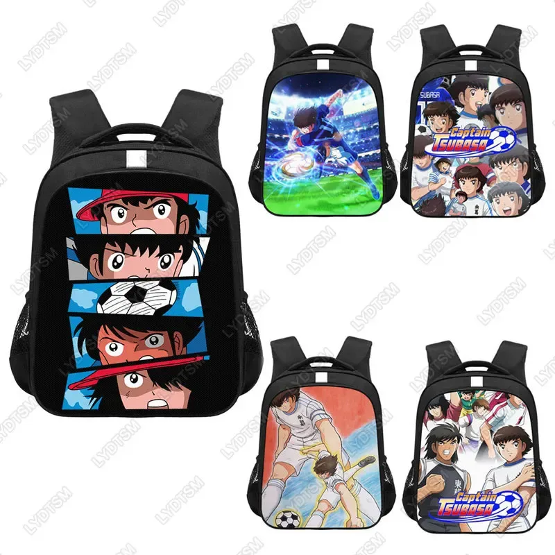 14/16 pouces manga captain tsubasa sac à dos hommes sac à dos étudiant sacs d'école pour adolescent sac à dos ordinateur portable sacs à dos livre sac