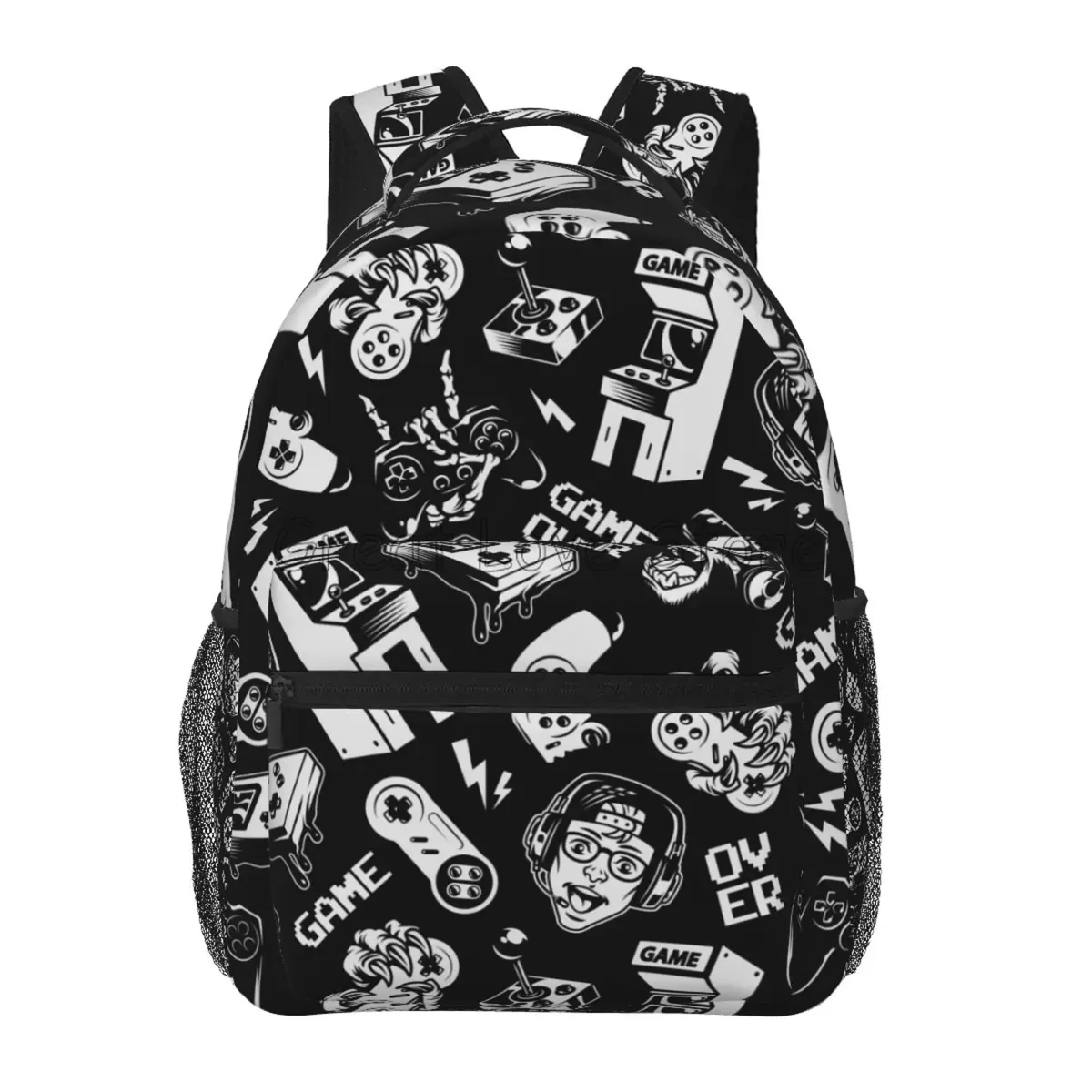 contrôleur de jeu vidéo sacs à dos d'ordinateur portable pour garçons filles durable école ordinateur bookbag unisexe voyage randonnée camping sac à dos