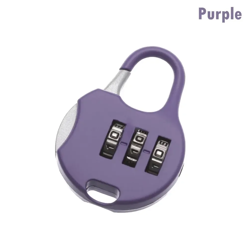 1 pièce mini cadenas à combinaison à 3 chiffres en métal pour casiers, équipement de sport, bagages, valises de voyage et outils de sécurité