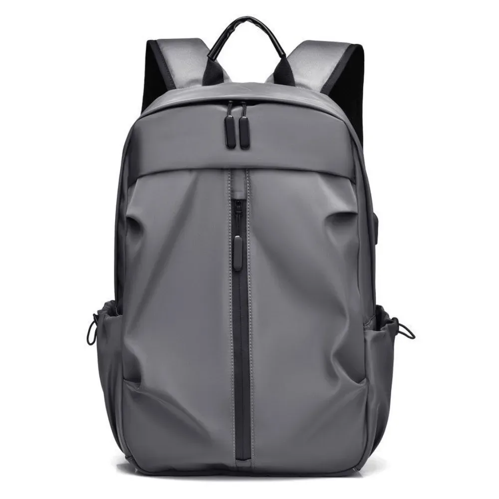 nouveau sac à dos polyvalent en nylon gris, noir, bleu, grande capacité, sac pour ordinateur, sac d'école lavable, pour hommes et femmes