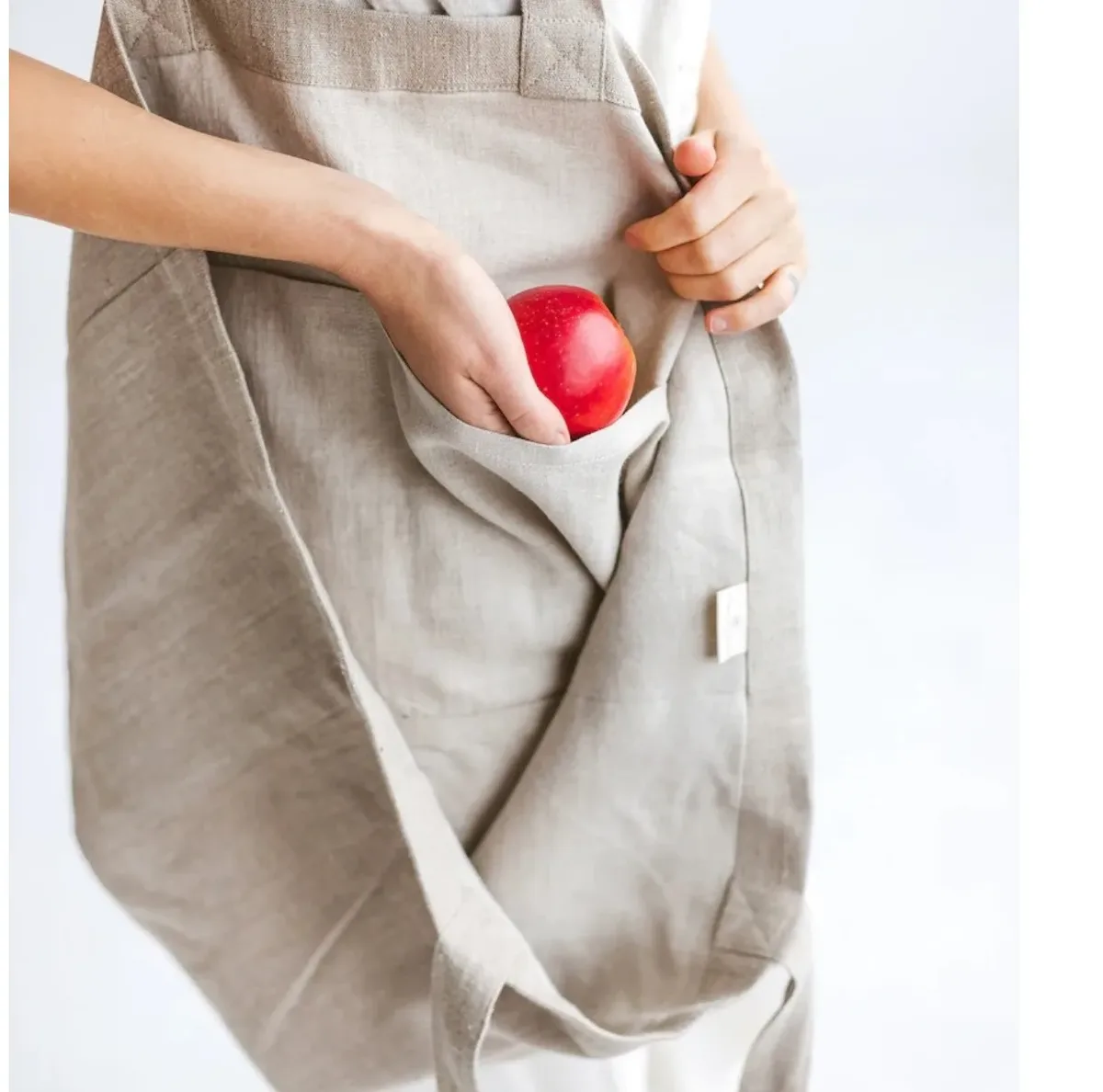 sacs de shopping en lin décontractés pour femmes, sacs d'articles divers réutilisables pliables, sacs à bandoulière de plage de voyage, grands sacs à main