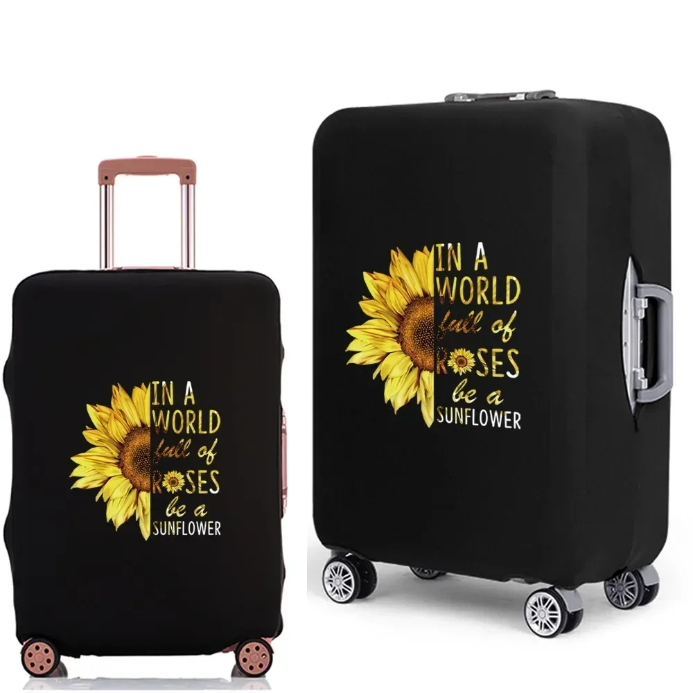 housse de protection pour valise à bagages, épaisse, élastique, anti-poussière, pour valise de 18 à 28 pouces, série daisy, accessoires de voyage