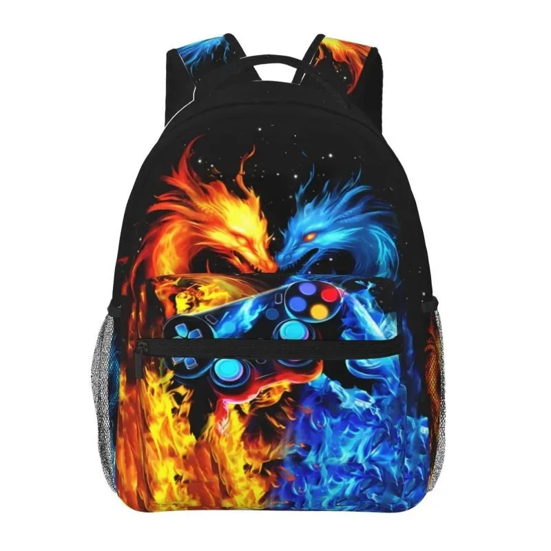 sacs à dos pour manettes de jeu pour garçons/filles, meilleurs cadeaux pour enfants, sacs pour ordinateur portable à dessin animé 2d, cartable pour adolescents, loisirs en plein air